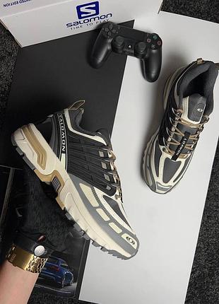 Чоловічі кросівки salomon acs pro gtx grey beige black 44