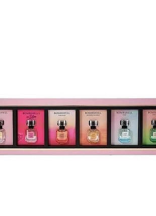 Набір парфумів вікторія сікрет victoria‘s secret bombshell summer favorites eau de parfum gift set