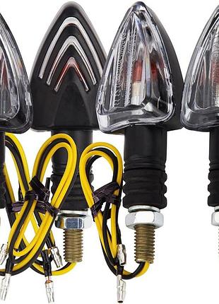 4 шт. покажчик повороту для мотоцикла 12 в led turn signals for motorcycles 50r-000046 набір поворотників для мотоцикла