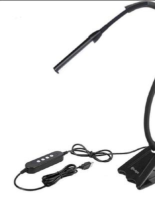 Настольный светильник 60см clip on reading light clip-on desk lamp лампа-светильник для чтения с зажимом