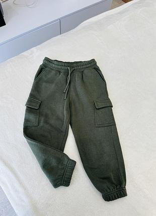 Дитячі штани на флісі h&m 2