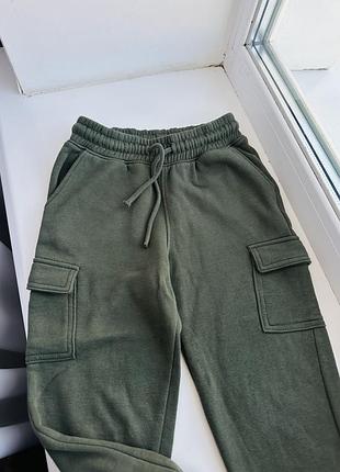 Дитячі штани на флісі h&m 7