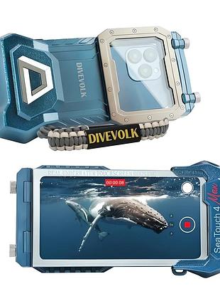 Водонепроникний чохол для телефона iphone 12/13/14/15 pro/max divevolk seatouch 4 max чохол для телефона iphone для дайвінгу