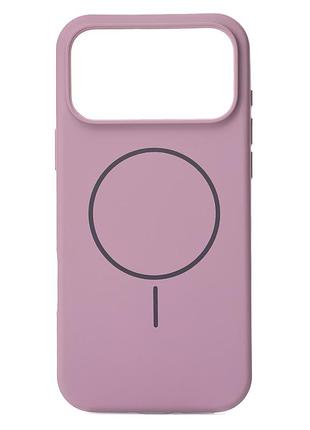 Силіконовий чохол slim ring soft з підтримкою magsafe для iphone 17 pro lavander