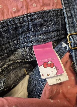 Джинсовий сарафан hello kitty 4
