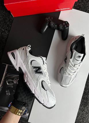 Чоловічі кросівки n*w b*lance 530 premium white black
