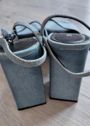 Босоножки zara 💙 8