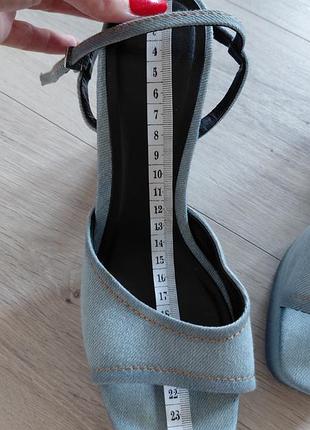 Босоножки zara 💙 7
