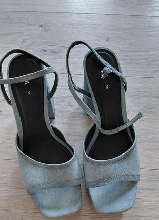 Босоножки zara 💙 5