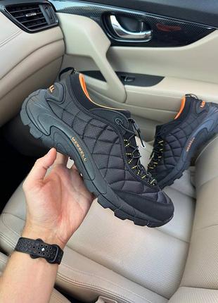 Мужские термо кроссовки merrell ice cap moc ii черные с оранжевым водонепроницаемые меррелл 44-28см (b)