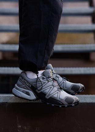 Кроссовки salomon speedcross 3 grey black 6