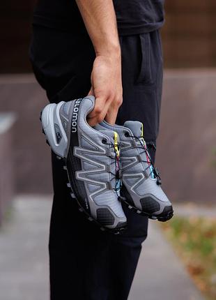 Кроссовки salomon speedcross 3 grey black 5