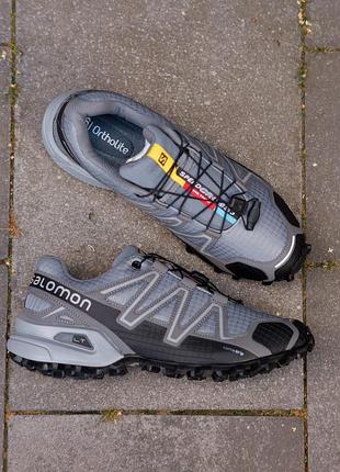 Кроссовки salomon speedcross 3 grey black 2