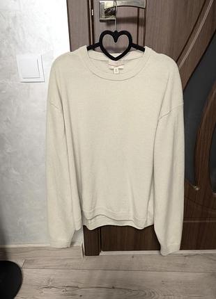100% кашемировый свитер h&amp;m premium (размер xl)