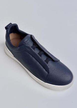 Кроссовки слипоны мужские ermenegildo zegna triple stitch 42 - 26.5 см