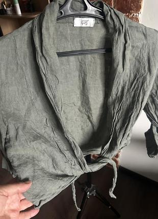 Цікава лляна накидка 2