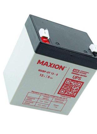 Акумулятор 5v 12a (90x70x100) sla промисловий maxion сірий