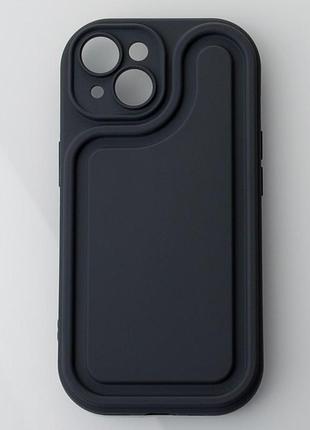 Чохол air sac для iphone 13 темно-сірий