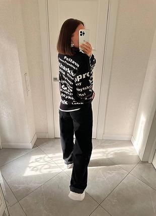 Женский свитер овер 8