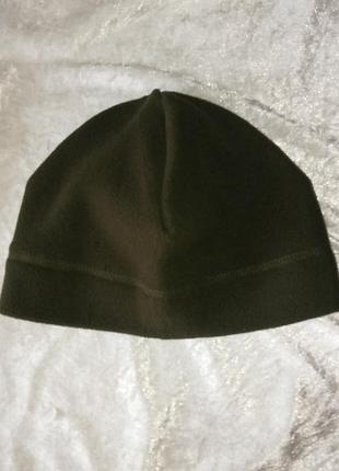 Тепла флісова шапка, колір хакі