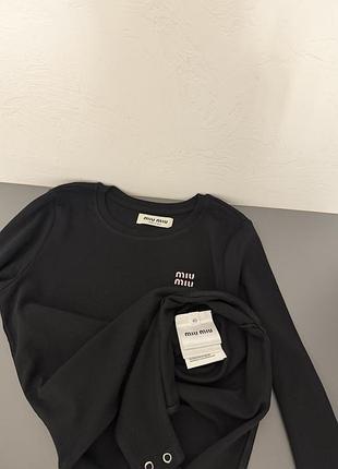 Боди -лонг база miu miu коттон 6