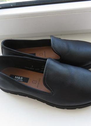 Шкіряні мокасини marks and spencer 6
