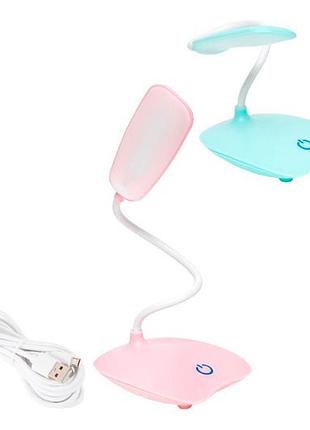 Лампа настольная led с гибкой ножкой 240мм (113397)