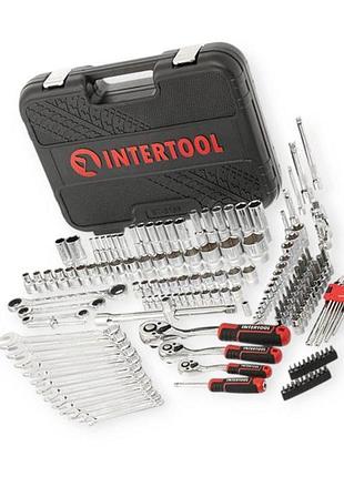 Набор инструмента 1/2",1/4",3/8" 156 шт с битами profi storm intertool 4
