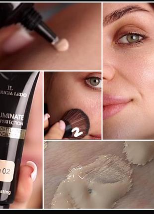 Patricia ledo illuminate skin perfection light long-lasting foundation 02 стойкий тональный крем