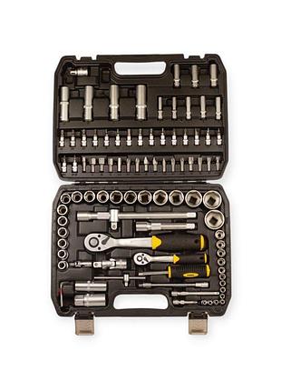 Набор инструмента 1/2",1/4" 94 шт с битами sigma 5