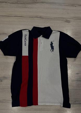 Футболка поло polo ralph lauren y2k big logo 3