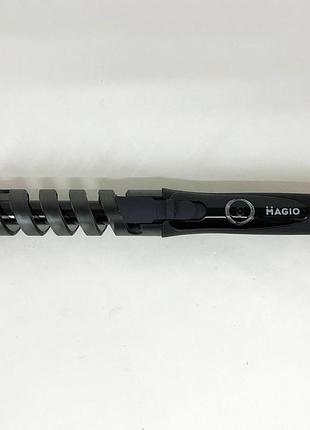 Щипці для набуття об'єму волосся magio mg-701, плойка для укладання і вирівнювання волосся sq-92 2