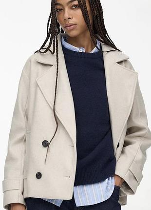 Трендове укорочене пальто pull&bear uk 10 (38 )uk 12 (40) m-l 🔥🔥🔥