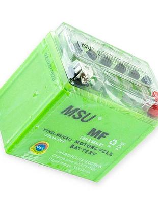Акумулятор 12v 5a (120x60x130) aktiv ява високий гель зелений msu якість