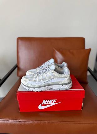 Кросівки nike p-6000 white grey 5