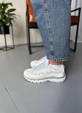Кросівки nike p-6000 white grey