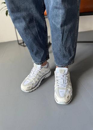 Кросівки nike p-6000 white grey 2