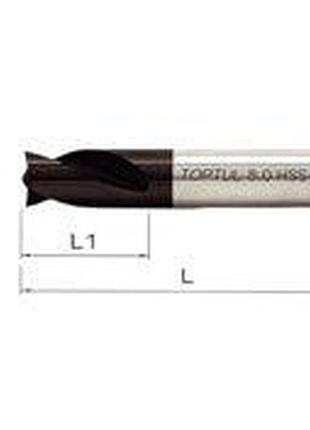 Свердло для висвердлювання точкового зварювання d-8mm, l-80mm toptul
