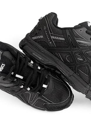 Мужские термо кроссовки asics gel kahana 8 черные 38(23,5см)