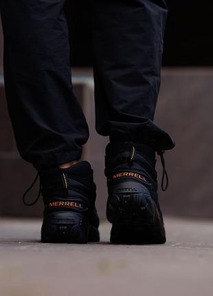 Кроссовки merrell ice cap moc ii black orange 6