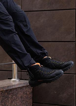 Кроссовки merrell ice cap moc ii black orange 7