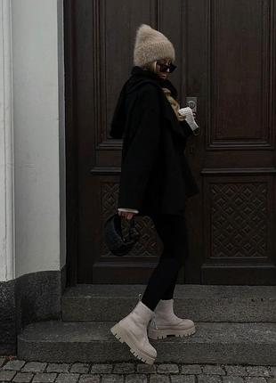 Натуральная замша сапоги