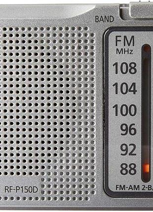 Кишенькове радіо panasonic rf-p150d портативний радіоприймач am і fm з аудіовходом aux
