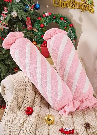 Набор из 2 подушек-конфет 61×14 см lanpn christmas pillows sdbz-tgpink-tg2j декоративные рождественские подушки