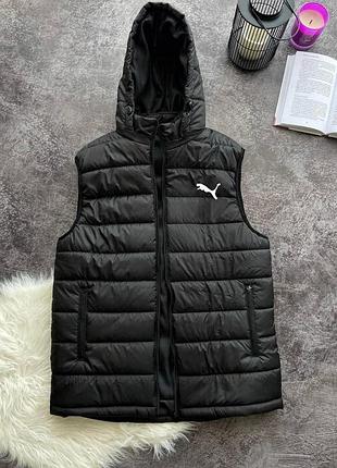 Жилетка puma чорна 2