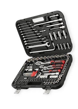 Набор инструмента 1/2",1/4",3/8" 126 шт с битами profi storm intertool