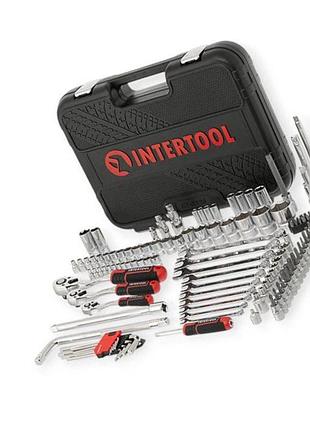 Набор инструмента 1/2",1/4",3/8" 126 шт с битами profi storm intertool 5