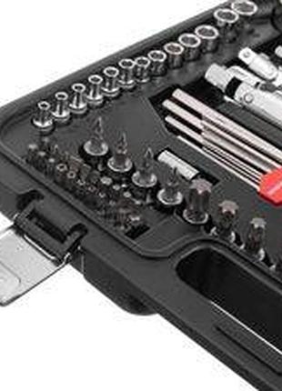 Набор инструмента 1/2",1/4",3/8" 126 шт с битами profi storm intertool 7