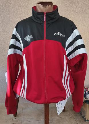 Adidas куртка-олимпийка винтажная — редкая коллаборация uhc rot weiss chur