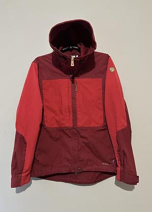 Куртка жіноча fjallraven keb women's jacket s red g-1000 eco stretch outdoor hiking
